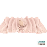 Baby Star Adorned Wool Knitted Baby Wrap & Bonnet Set of 2 SR095 | NB | Coral Pink